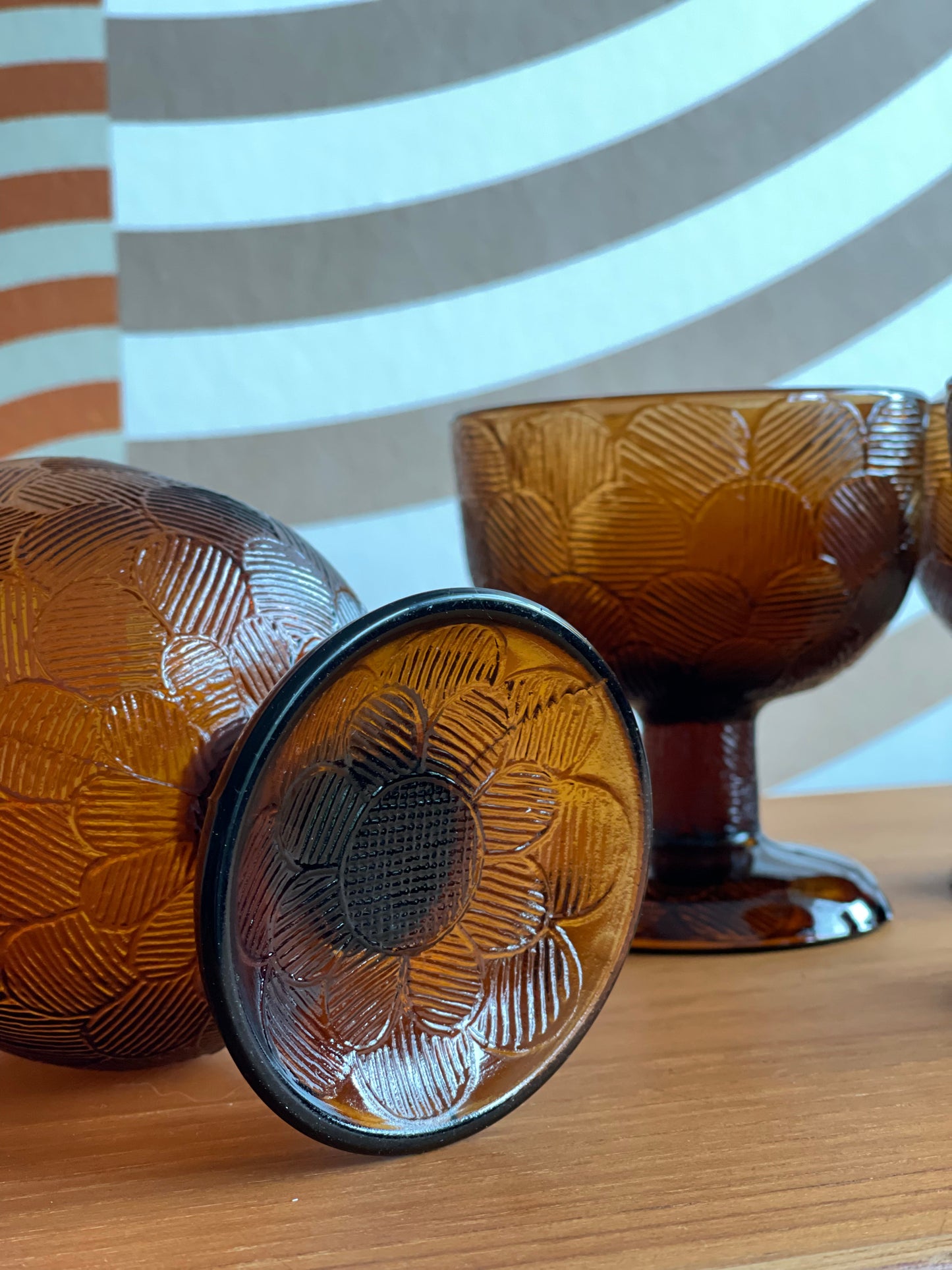 Vintage “Miranda” Footed Bowls by Heikki Orvala