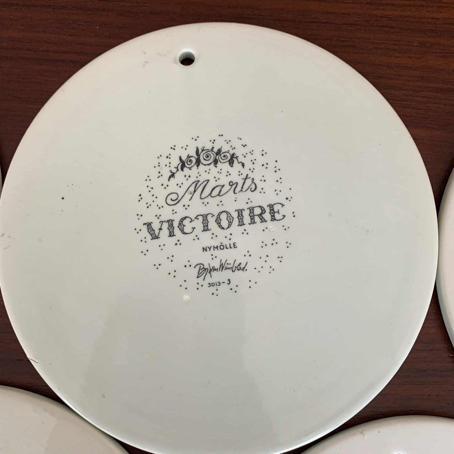 Set of 5 Plaques by Bjorn Wiinblad for Nymolle