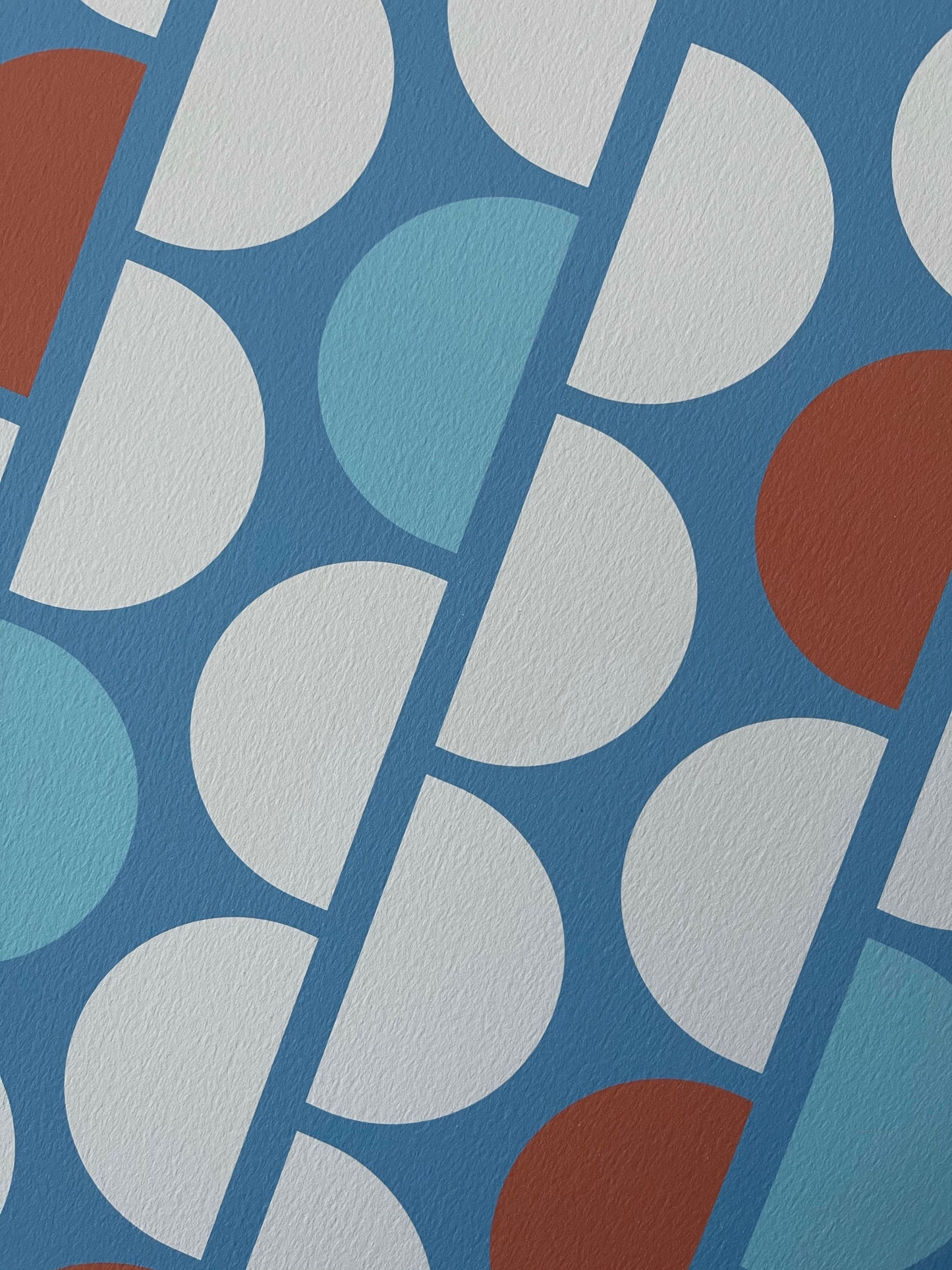 DD Studios’ Geometric Art Print - Stone Blue
