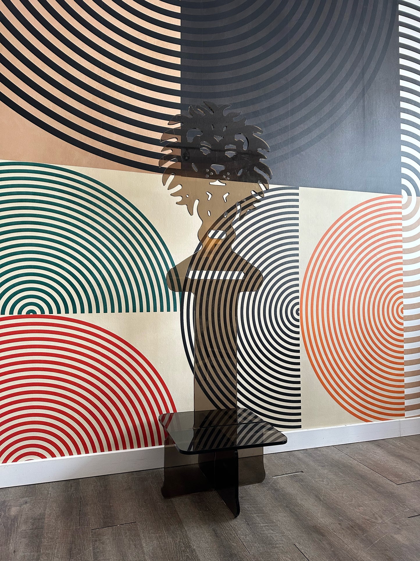 Vintage Lucite Lion Valet