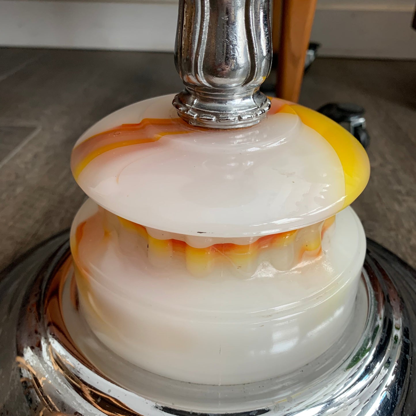 Vintage Chrome Ashtray Stand