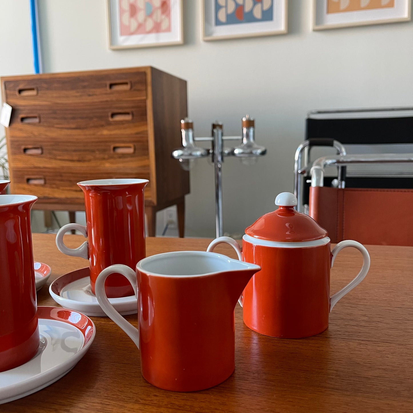 Vintage Fitz and Floyd (FF) Cups and Saucers set