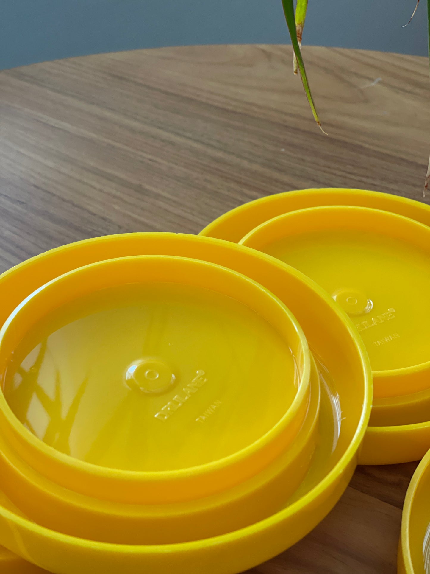Set of 4 Vintage Plastic Coasters by Drulane