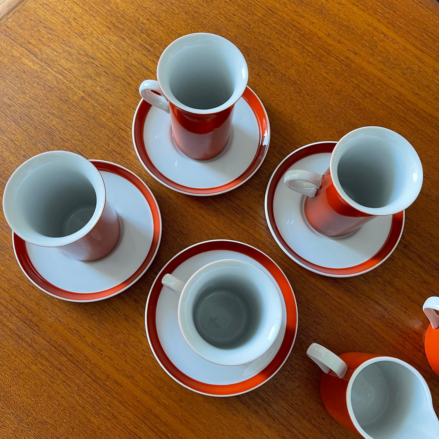 Vintage Fitz and Floyd (FF) Cups and Saucers set