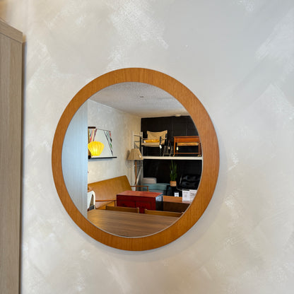 RS Associates Teak Round Mirror