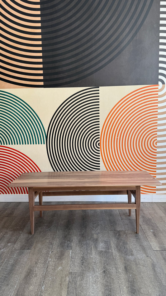 Custom Solid Walnut Coffee Table