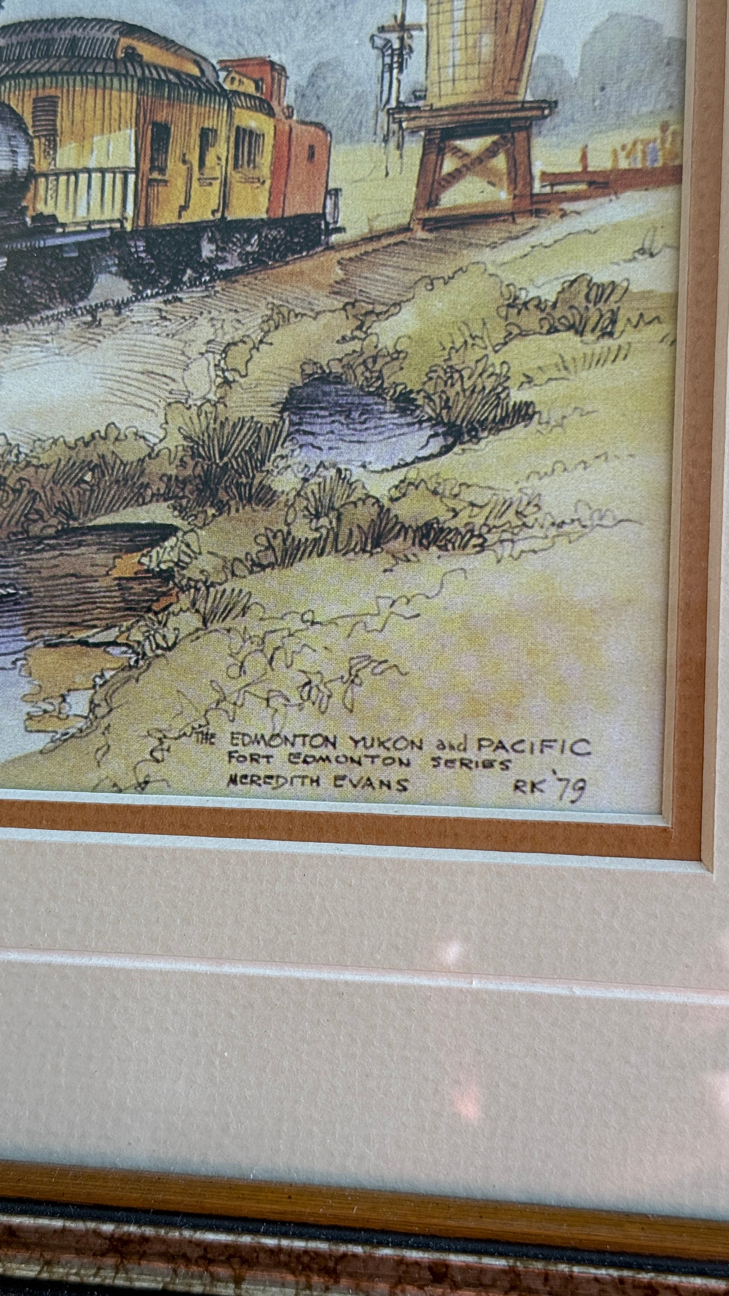 Vintage Edmonton Yukon & Pacific Railway Print