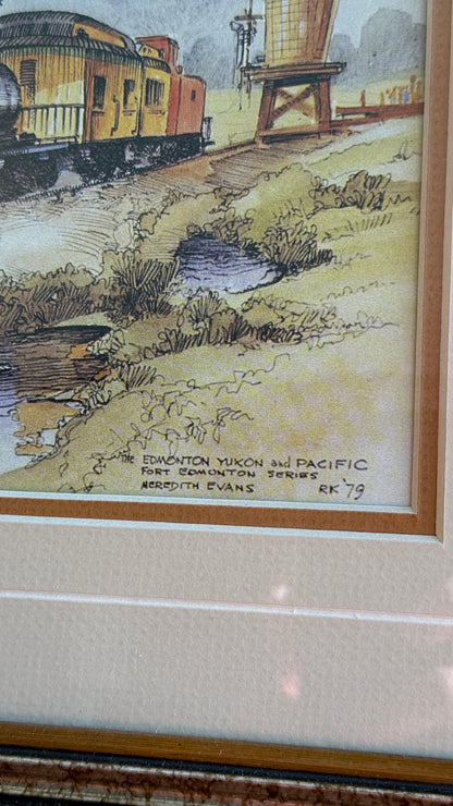 Vintage Edmonton Yukon & Pacific Railway Print
