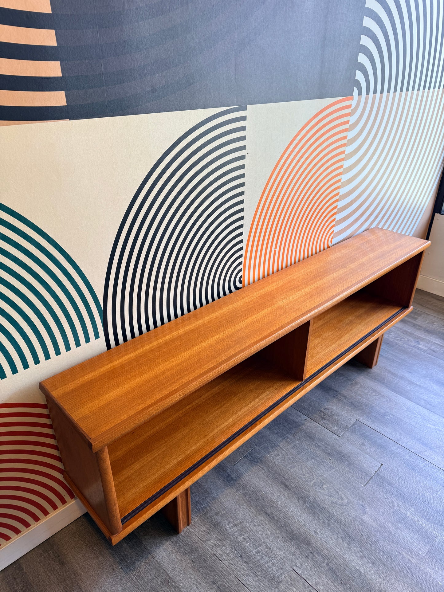 Vintage Teak Console Cabinet