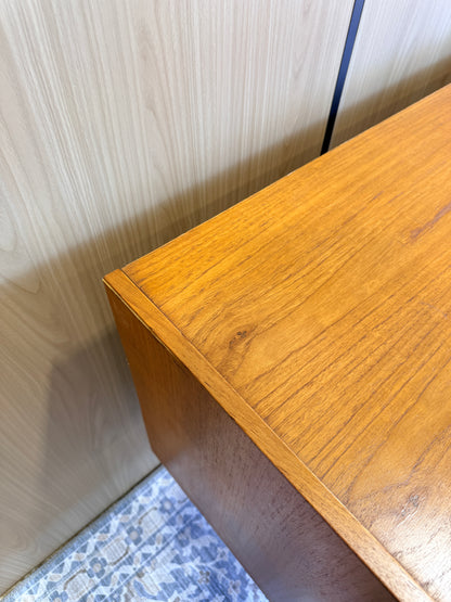 Vintage Swedish Teak Sideboard 75”