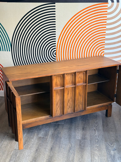 Vintage Sculptural Front Cabinet