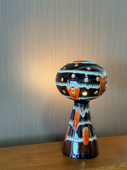 Vintage Sculptural Ceramic Table Lamp by Maurice Chalvignac