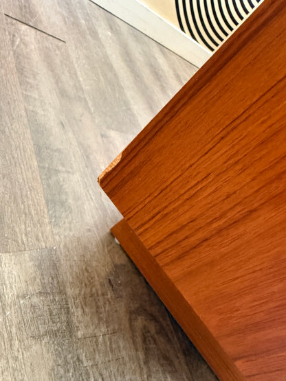 Vintage Teak Sideboard on a Platform Base