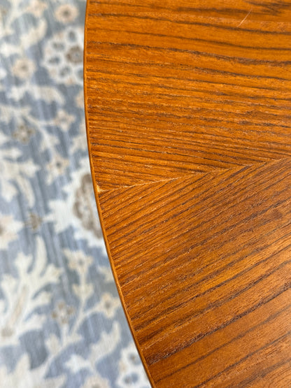 Vintage Round Teak Coffee Table