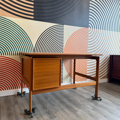 Danish Teak Desk by Gasvig Møbler, 1960s