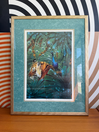 “Tiger – Thousand Eyes” Limited Edition Print by J. Sovak (1990)