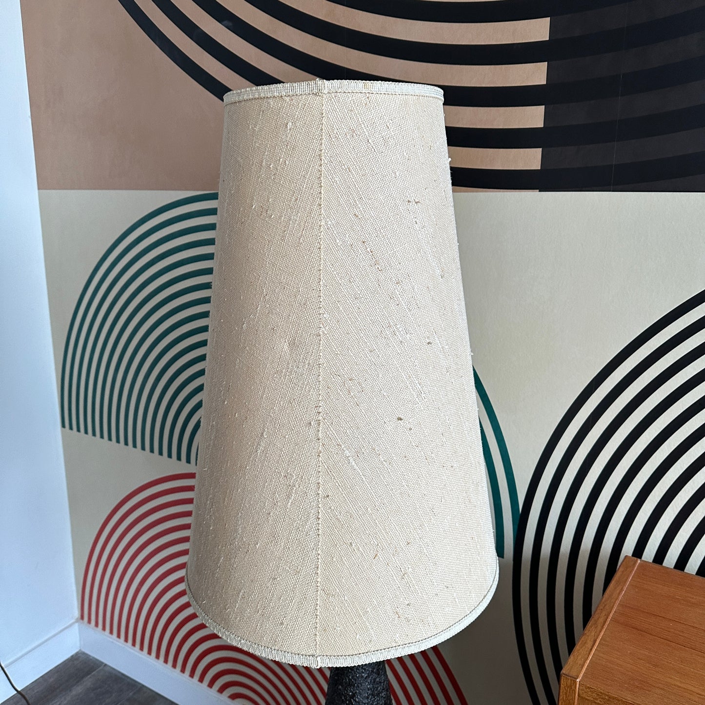 Extra Tall Vintage Midcentury Modern Ceramic Floor Lamp