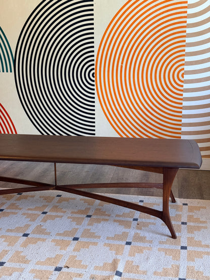 Vintage Walnut Coffee Table