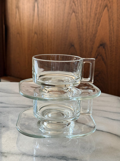 Pair if Vintage  “Arno” Cup and Saucer Vintage Joe Colombo,Italy