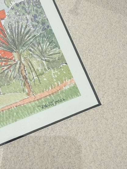 Vintage Davis H. Jones Framed Print, #GB8