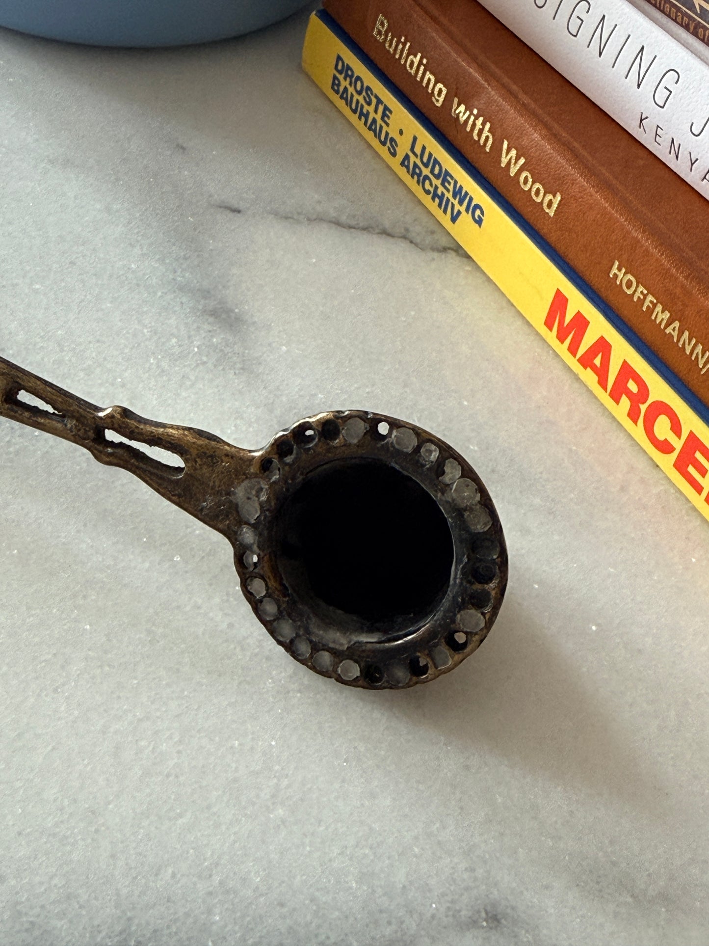 Vintage Ornate Brass Candle Snuffer