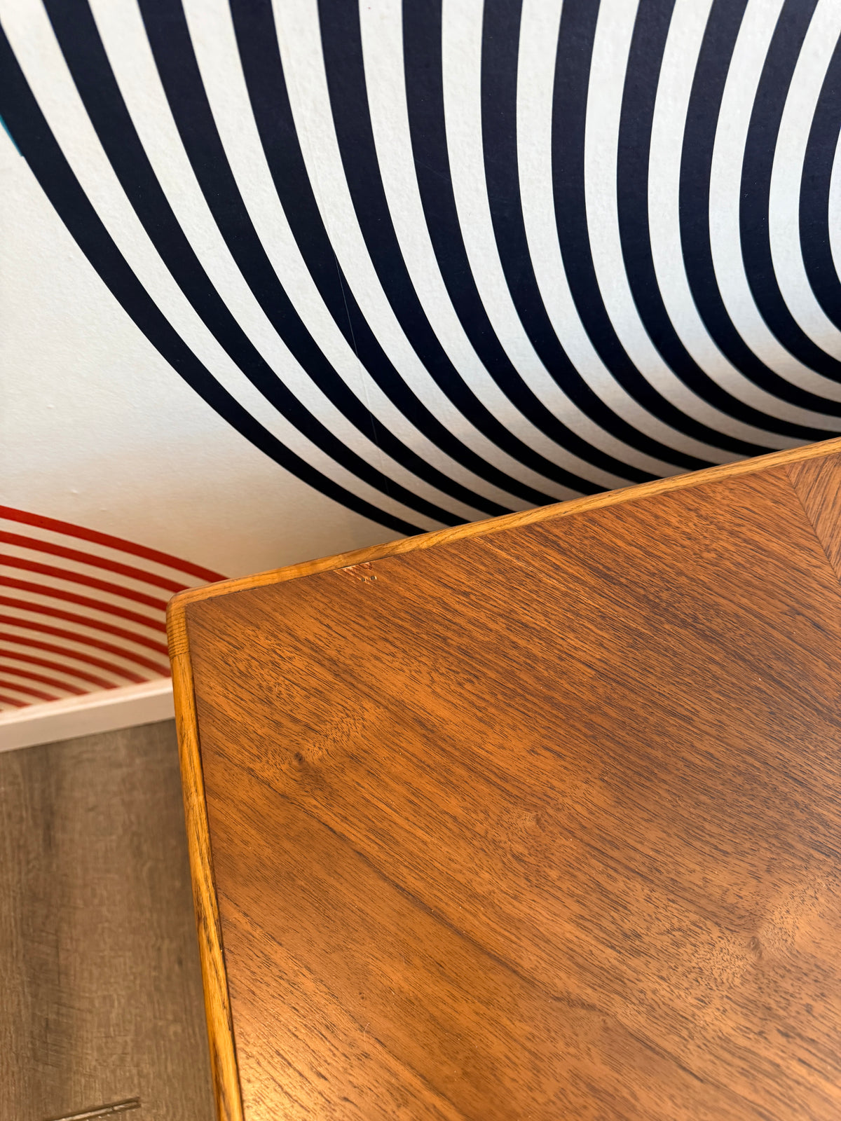 Vintage Walnut Square End Tables by Lane Furniture