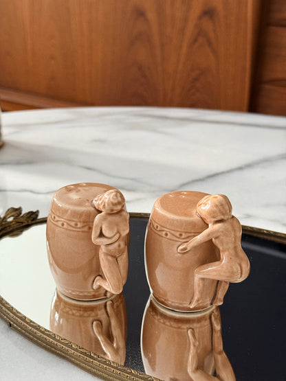 Vintage Nude Collectible Salt and Pepper Shakers