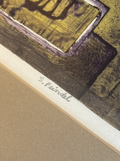Signed Limited Edition Abstract Print — S. Feindel