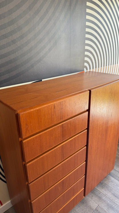 Danish Teak Wardrobe by Komfort