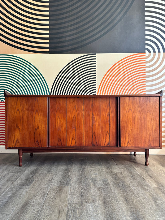 Vintage Converted Teak Credenza