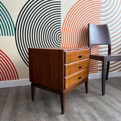 Single Teak Nightstand Table