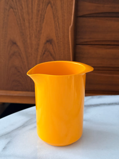 Vintage Yellow Rosti 1L Jug/Utensil Holder