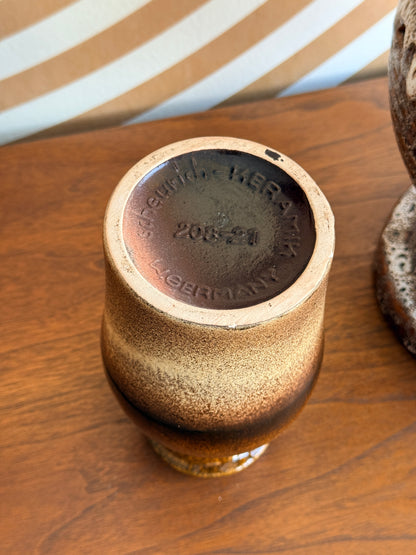 Vintage West Germany Scheurich Vase,208-21