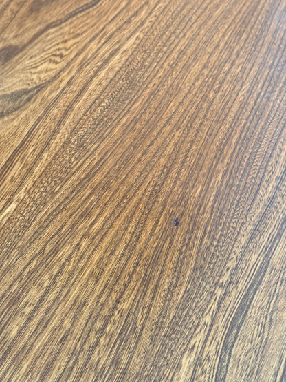 Vintage Fruitwood Dining Table with Two Leaves