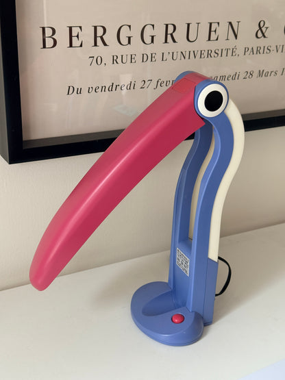 Vintage Toucan Lamp by H.T. Huang