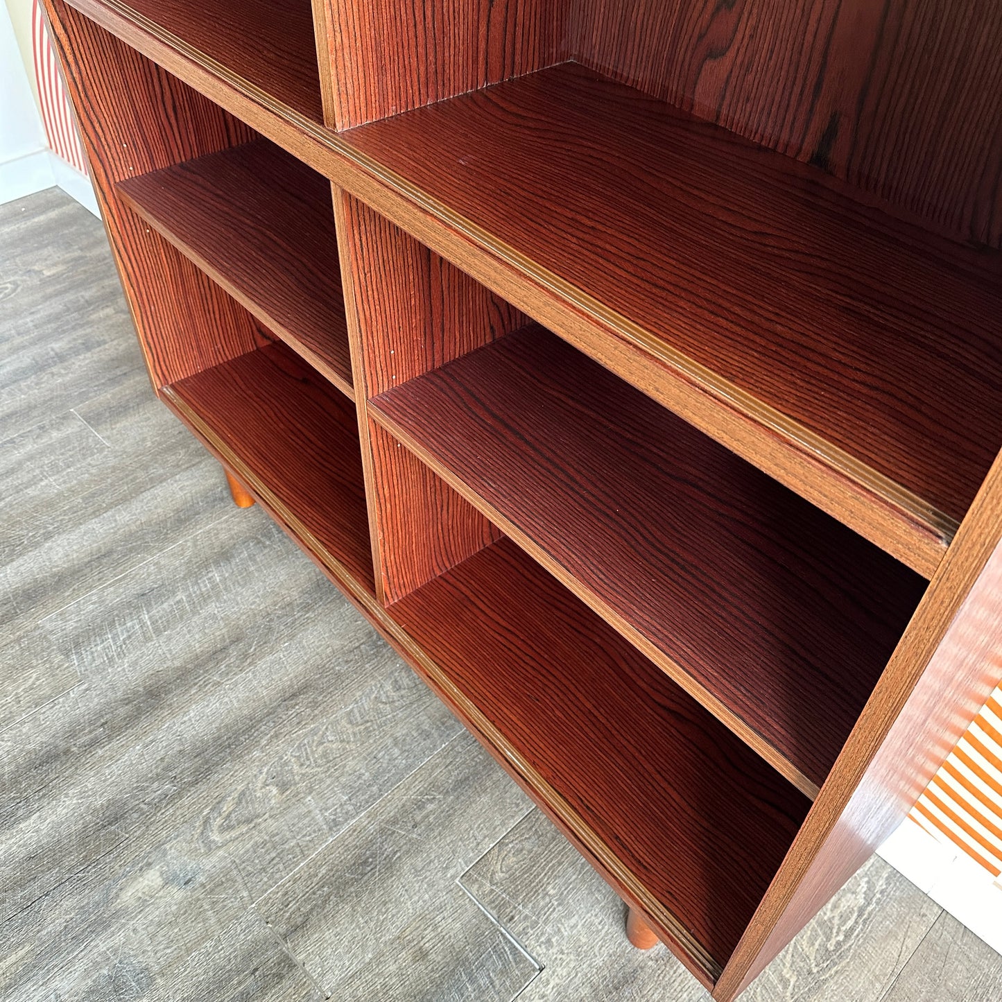 Vintage Rosewood Bookcase (No glass doors)