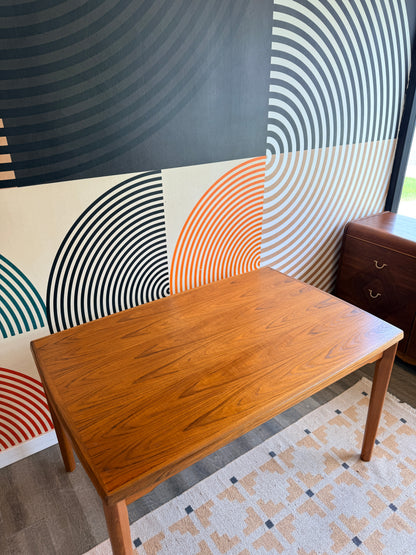 Grete Jalke Danish Teak Draw Leaf Table