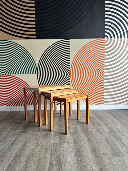 Danish Retro Teak Nesting Tables