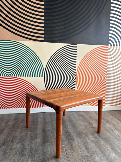 Solid Teak Square Coffee Table by Glostrup