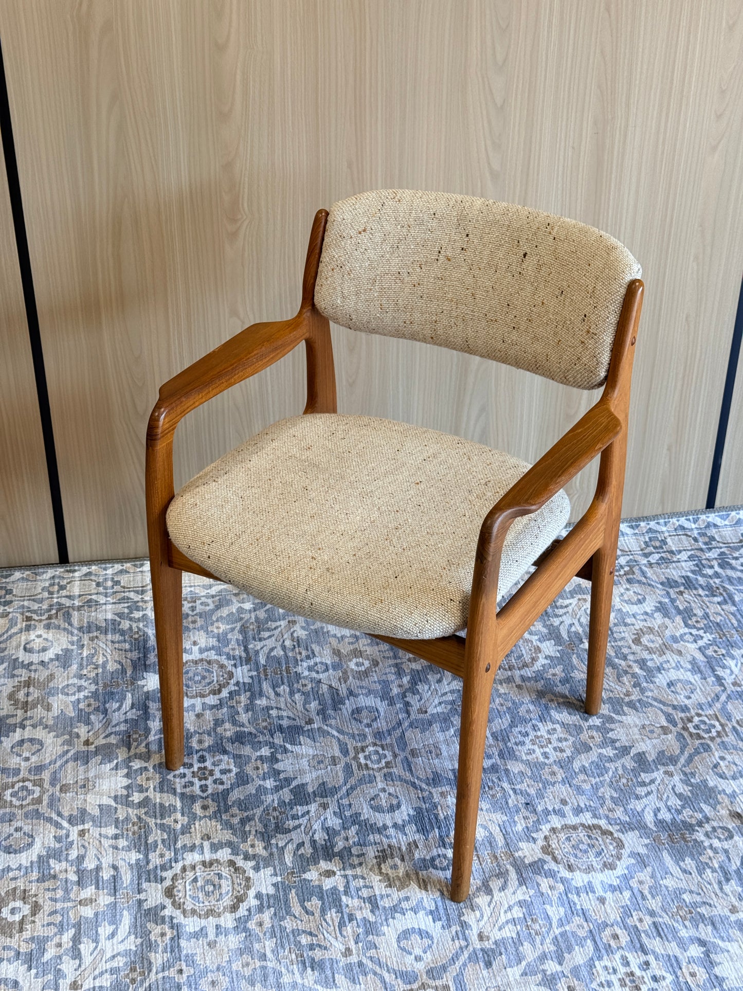 Pair of Teak Dining Armchairs by Benny Linden