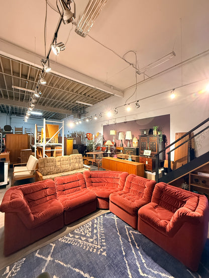 Vintage 1970s Canadian Sectional Sofa