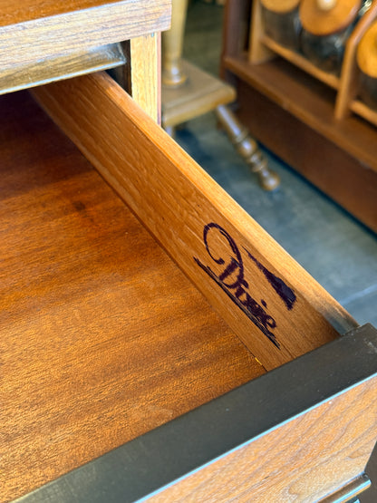 Small Vintage Walnut Credenza by Dixie