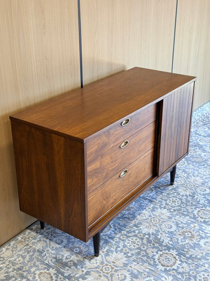 Vintage “Mainline” Walnut Sideboard by Hooker