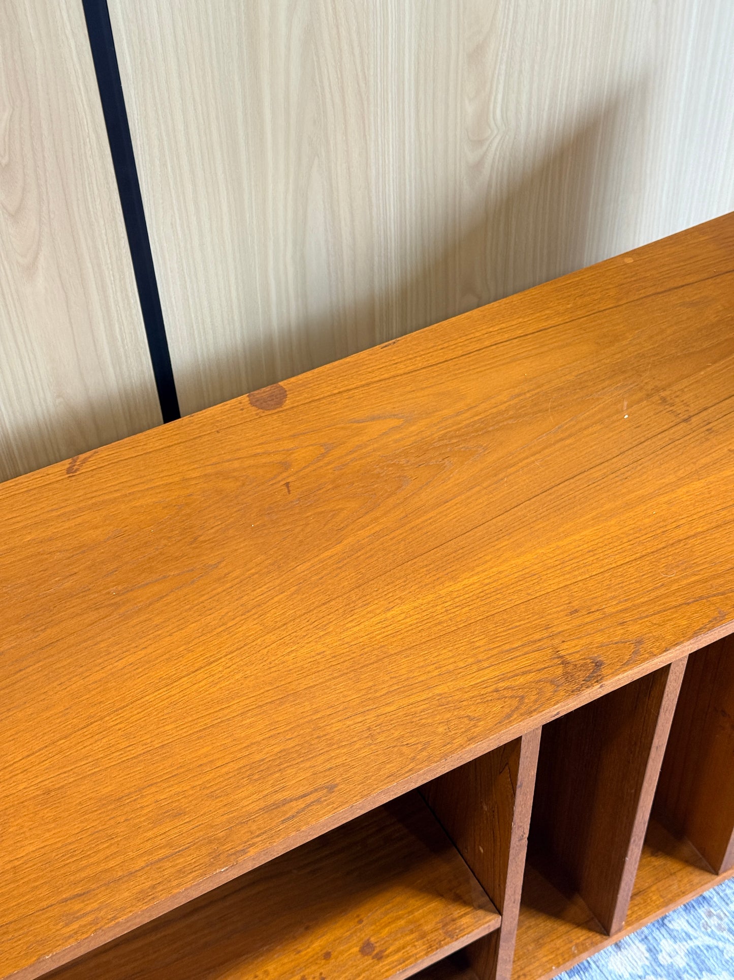 Vintage Teak Pull-out Media Cabinet