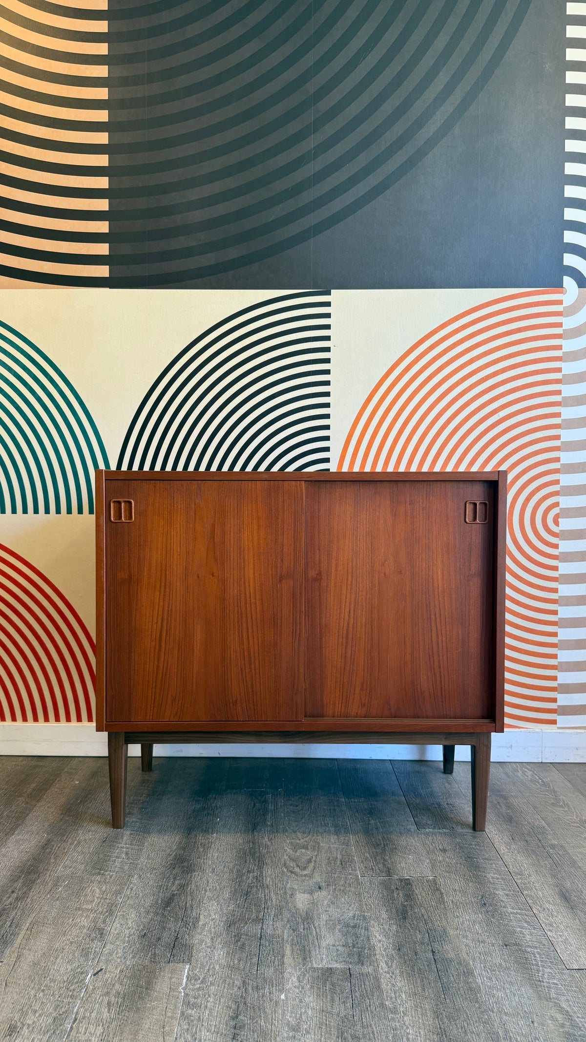 Vintage Danish Teak Cabinet on Custom Legs