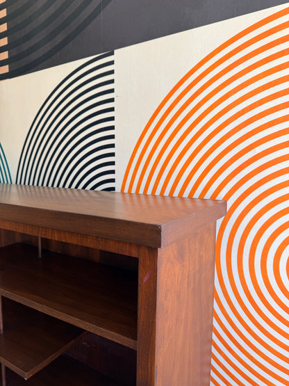 Vintage Walnut Bookcase