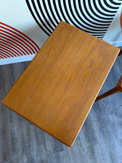 Danish Teak Side Table by Henning Kjaernulf for Vejle Stole