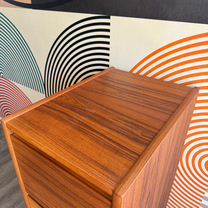 Vintage Teak Filing Cabinet