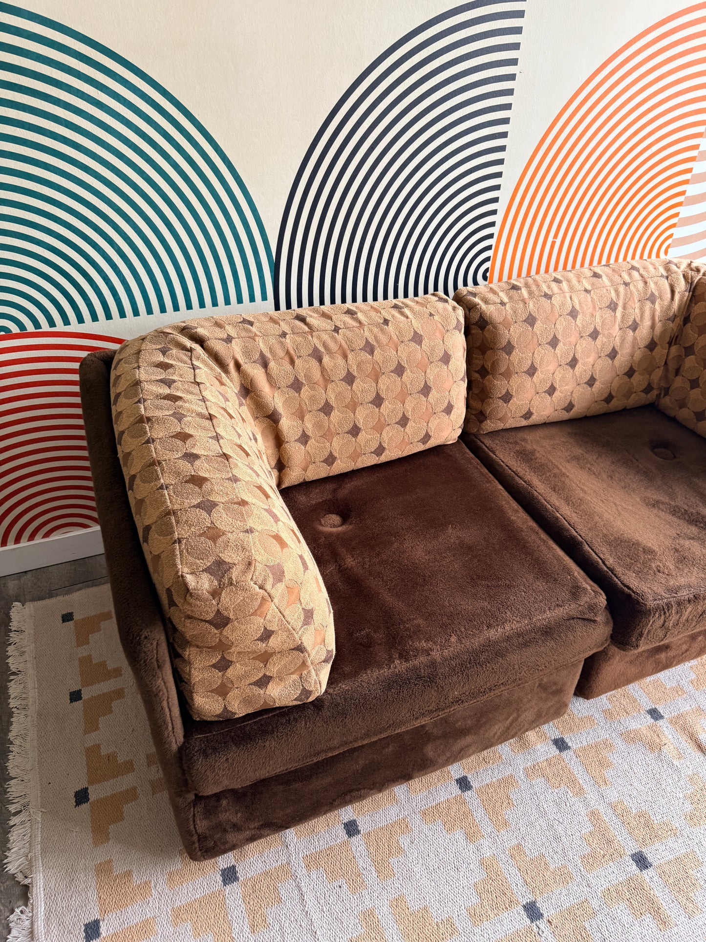 Vintage Modular Sofa by Sears