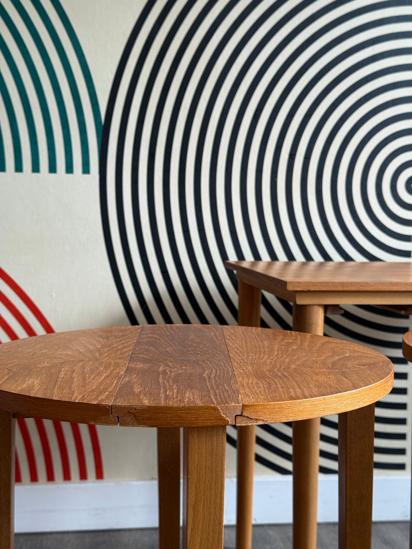 Vintage Teak Nesting Tables
